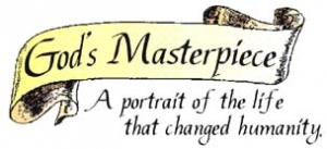 The God's Masterpiece logo.