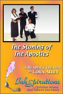 A cover image for an InkSpirations Christian drama script.