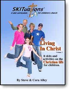 The cover of a SKITuations volume - Vol. 3 - Living In Christ
