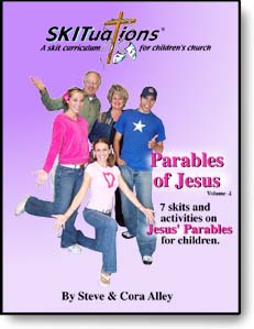The cover of a SKITuations volume - Vol. 4 Parables of Jesus (HS)